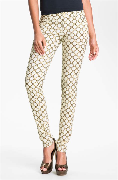 michael kors chain print pants|Michael Michael Kors Women's Chain.